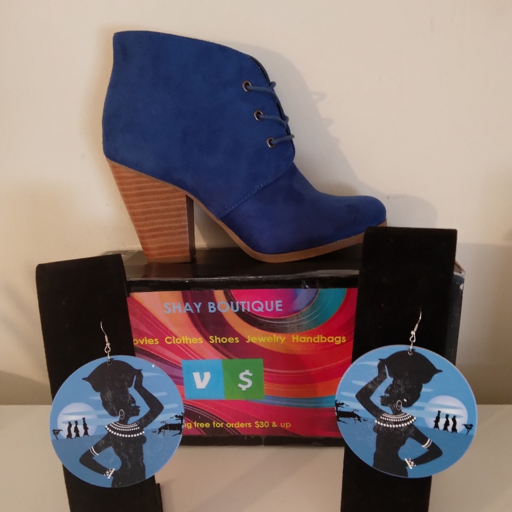 Shoe game blue